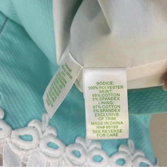 Lilly Pulitzer Sandi Stretch Lace Shift Mini Dress Size 12 - Picture 6 of 8